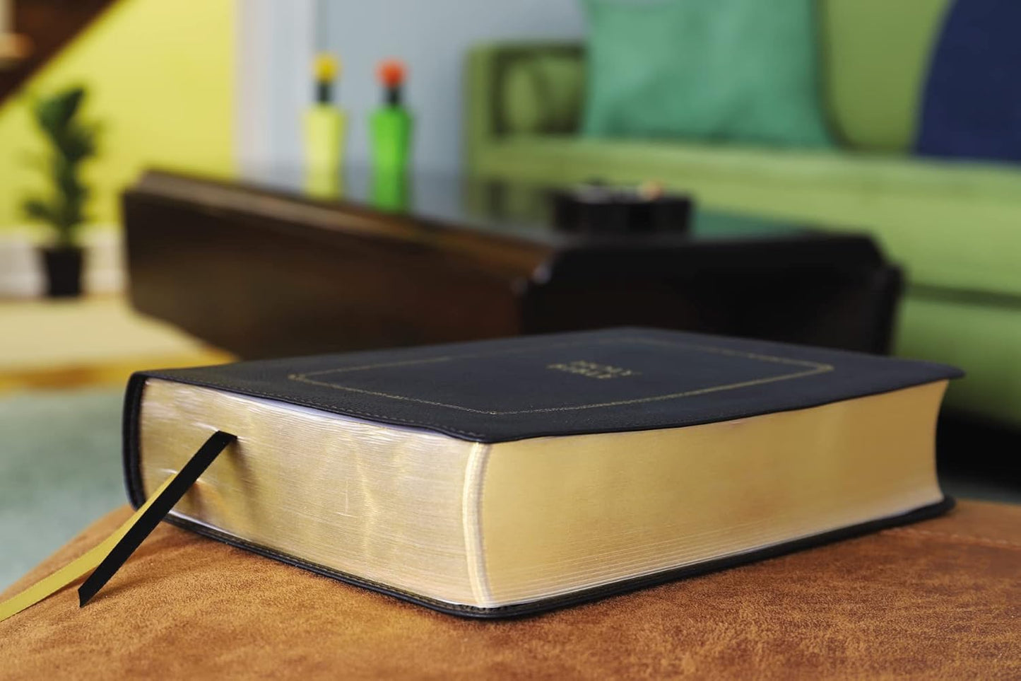 KJV - Thompson Chain Reference Bible, Leathersoft, Black, Red Letter, Comfort Print