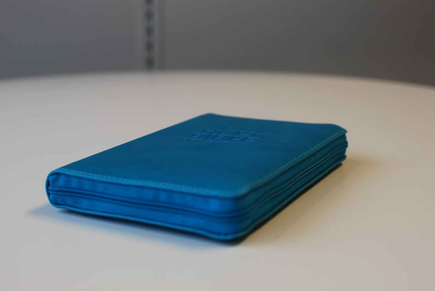 NIV Pocket Cyan Soft-Tone Bible with Zip
