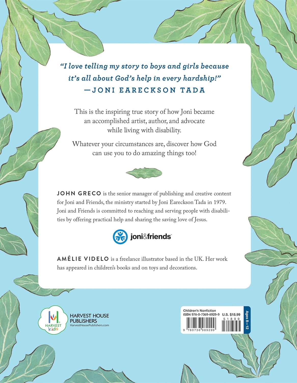 A Paintbrush for Joni: The True Story of Joni Eareckson Tada and the Savior Who Turns Tragedy into Joy