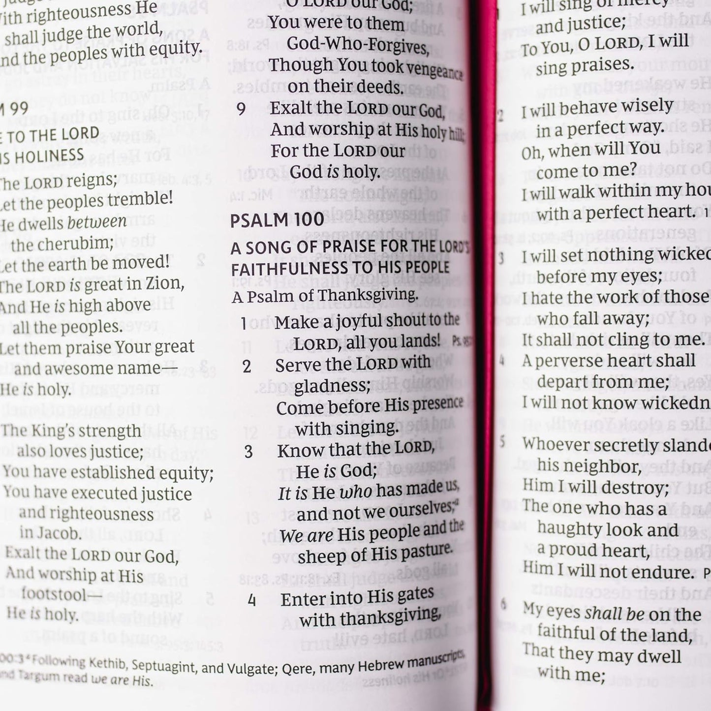 NKJV, End-of-Verse Reference Bible, Personal Size Large Print, Leathersoft, Purple, Red Letter, Comfort Print