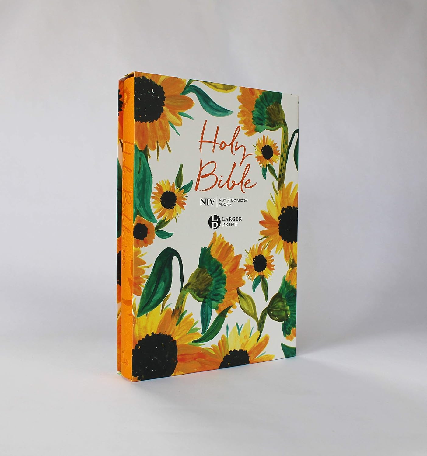 NIV Larger Print Soft-tone Bible: Sunflowers