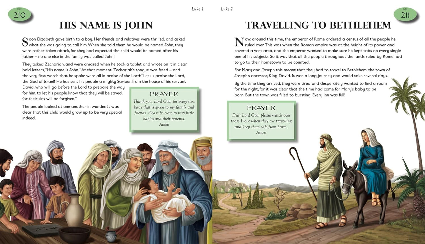 Illustrated Daily Verse/Prayer Bible