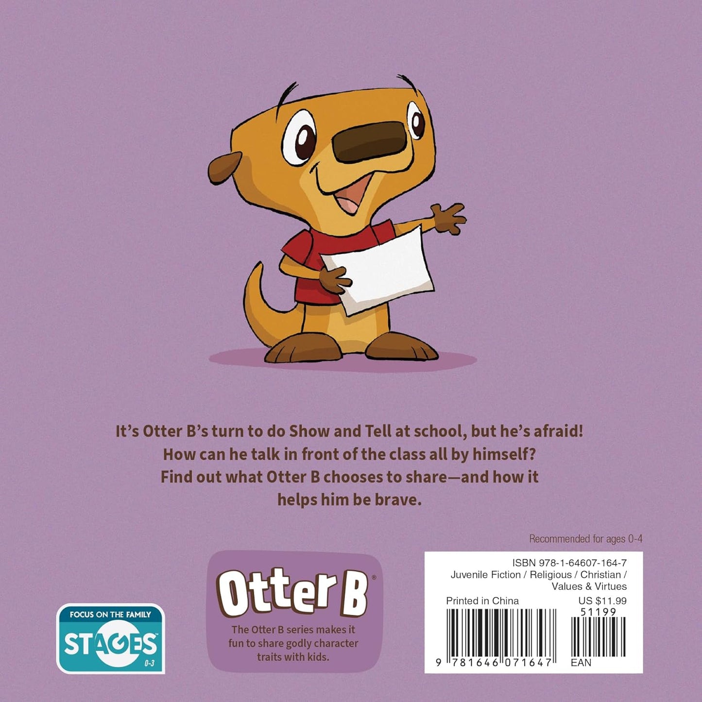 Otter B Brave Board book