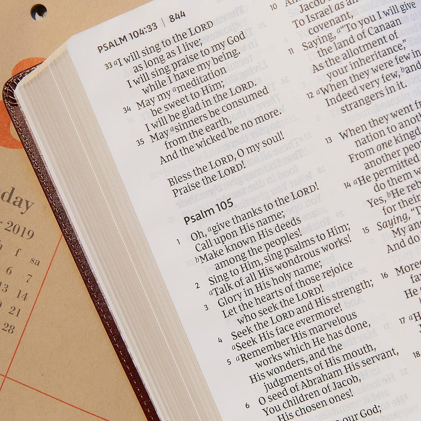 NKJV Reference Bible, Super Giant Print, Blue