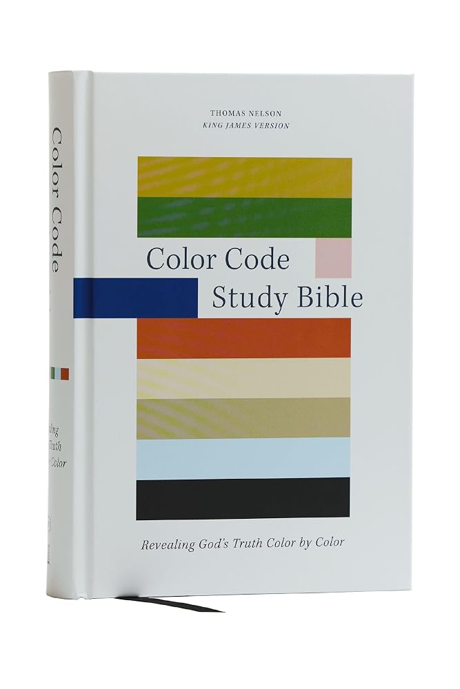 KJV Color Code Study Bible, Revealing God's Truth Color by Color (Hardcover, Red Letter) cover image