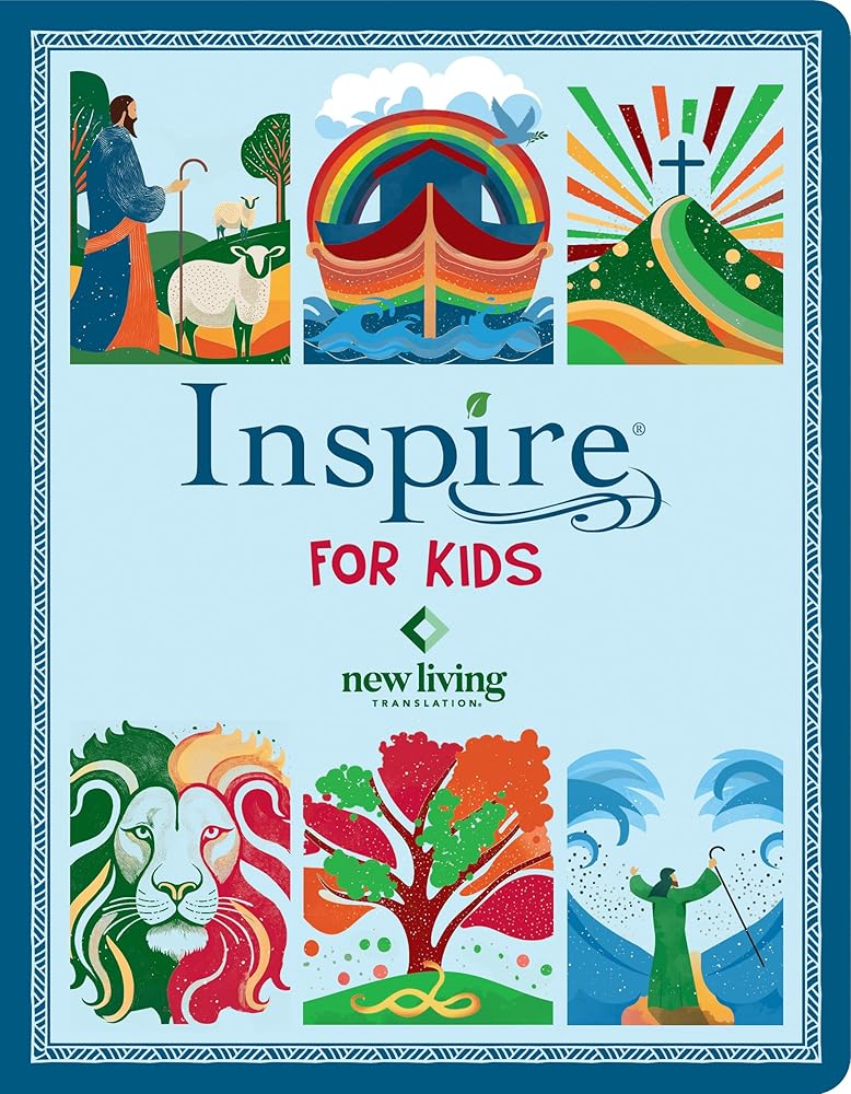 Inspire Bible for Kids NLT (Softcover): The Bible for Coloring & Creative Journaling cover image