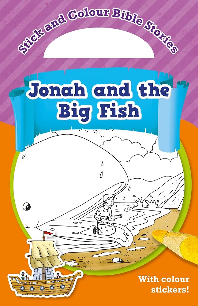 Jonah and the Big Fish: With colour stickers! cover image