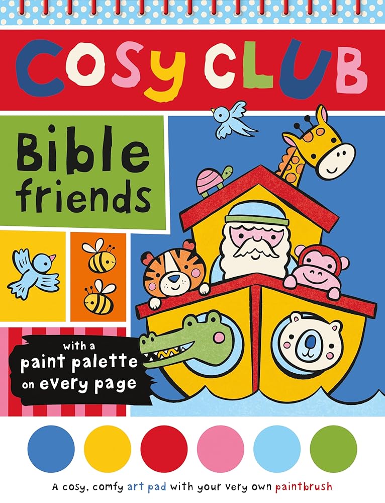 Cosy Club Bible Friends: With a paint palette on every page cover image