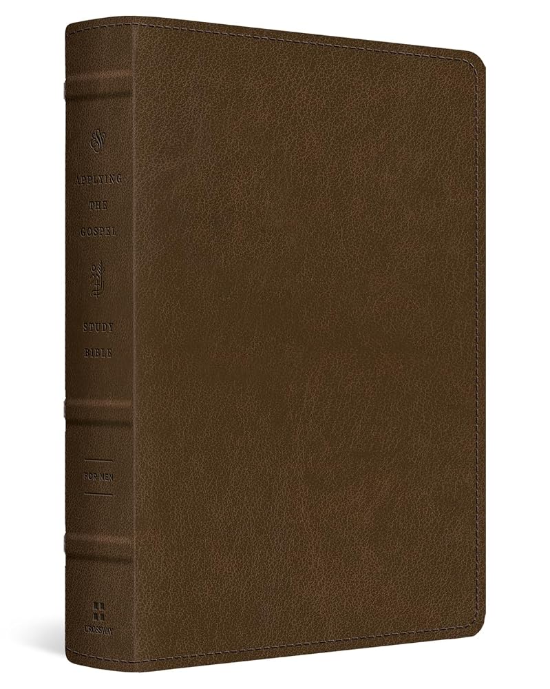 ESV Applying the Gospel Study Bible for Men (TruTone, Brown): Holy Bible, English Standard Version cover image