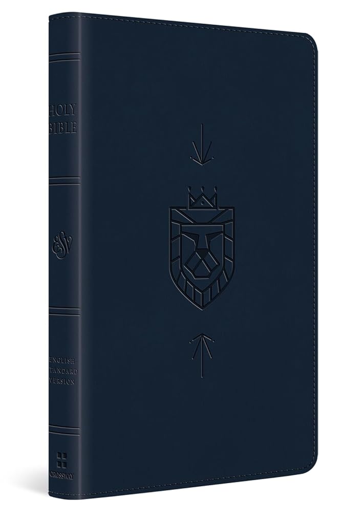 ESV Holy Bible for Kids (TruTone, Dark Blue, Lion of Judah Design) cover image