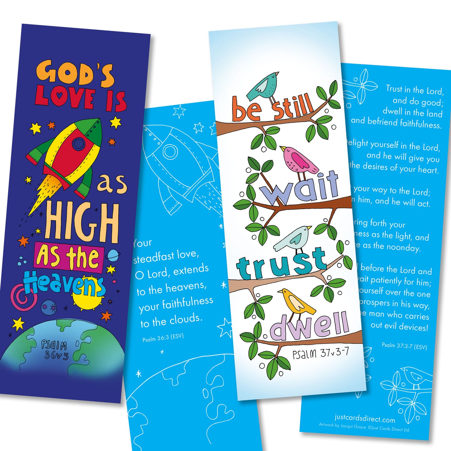 10 Exploring the Psalm Colouring Bookmarks