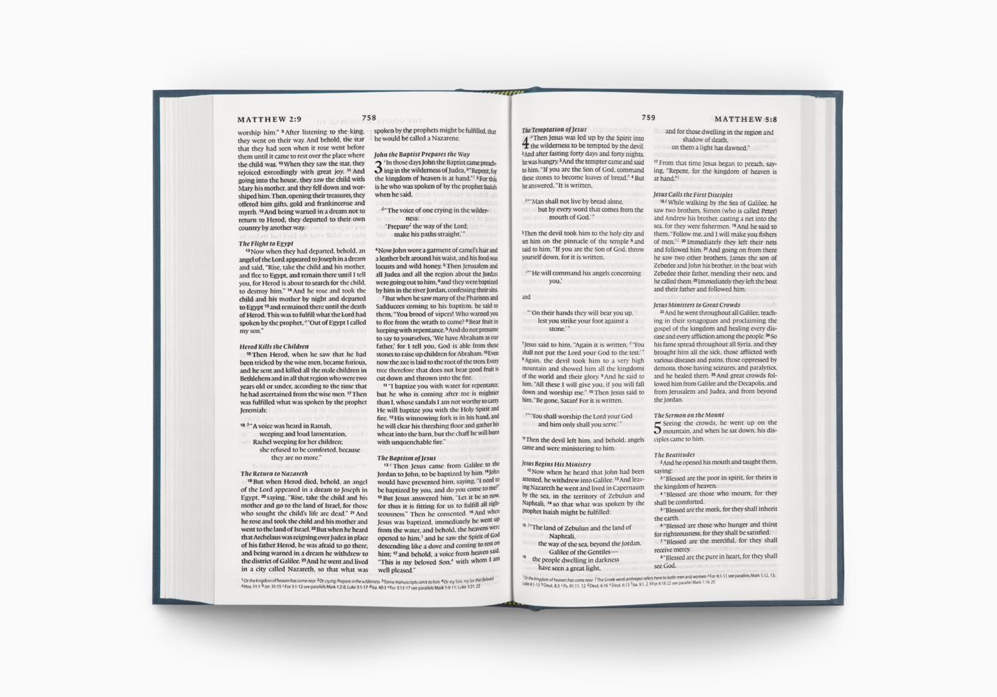 ESV Church Bible
Hardcover, Blue
