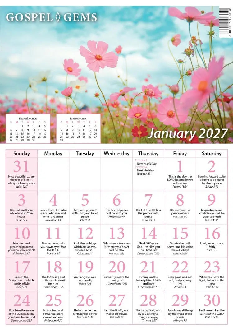Gospel Gems Calendar 2027