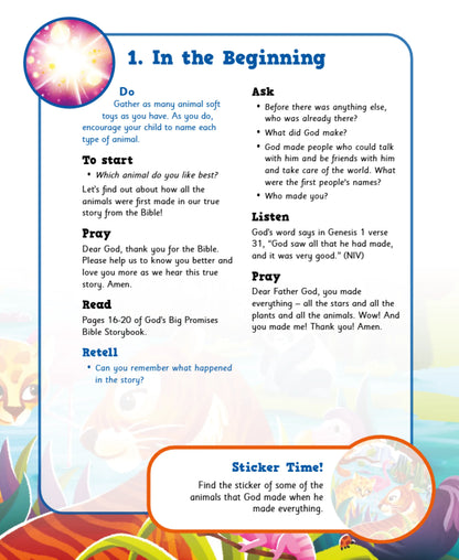 God's Big Promises - Beginning with God Family Devotions