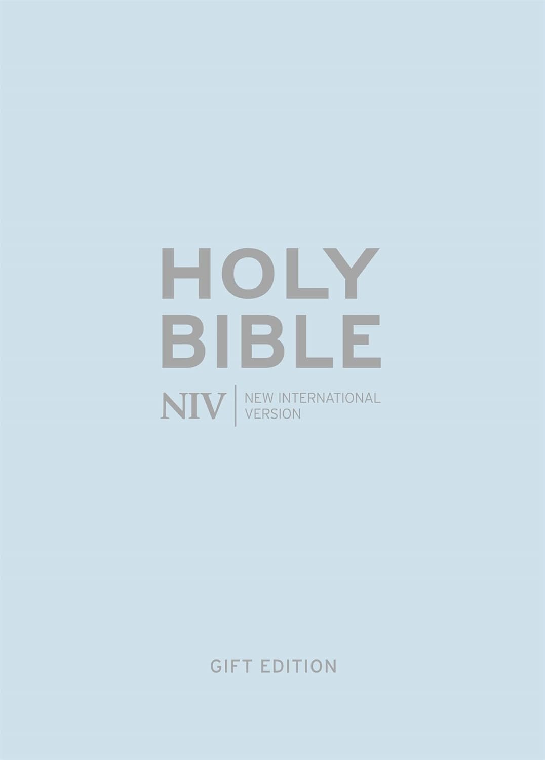 Holy Bible: New International Version (Pastel Blue Soft-tone Bible)
