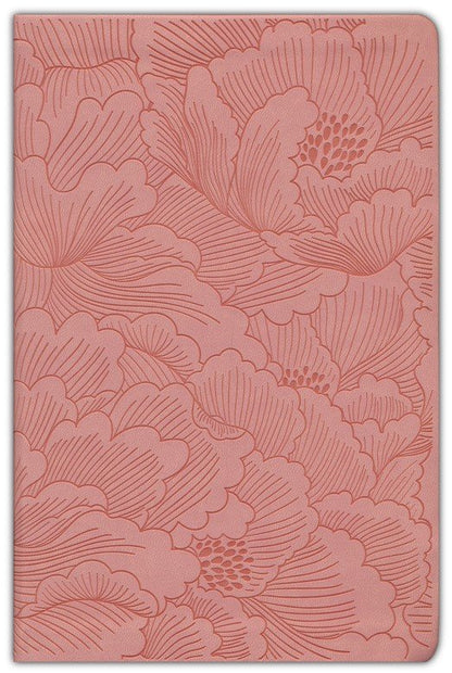 NLT Premium Gift Bible, Filament Enabled--soft leather-look, dusty pink petals