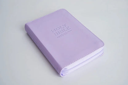 NIV Pocket Lilac Soft-tone Bible with Zip