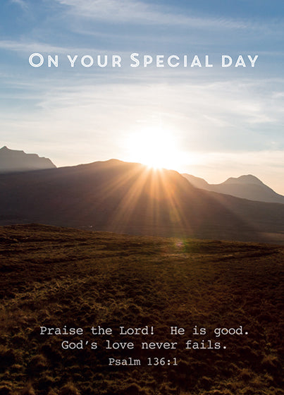 Special Day: Sunburst/Mountains