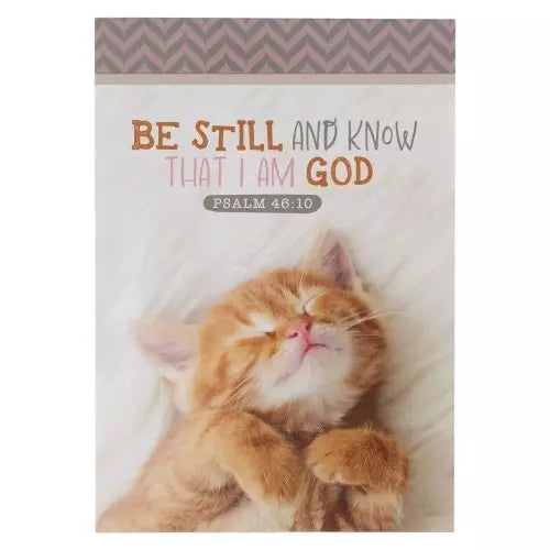 Kitten Notepad - Psalm 46:10