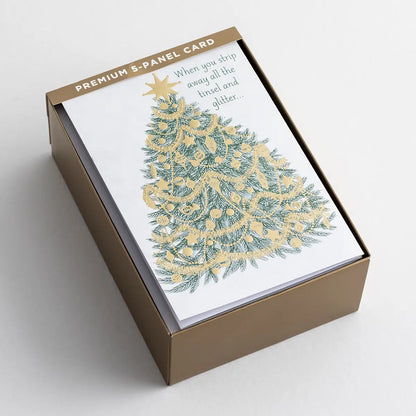 Tree to Cross - 18 Christmas Boxed Cards and Envelopes - Special Edition 5-Panel