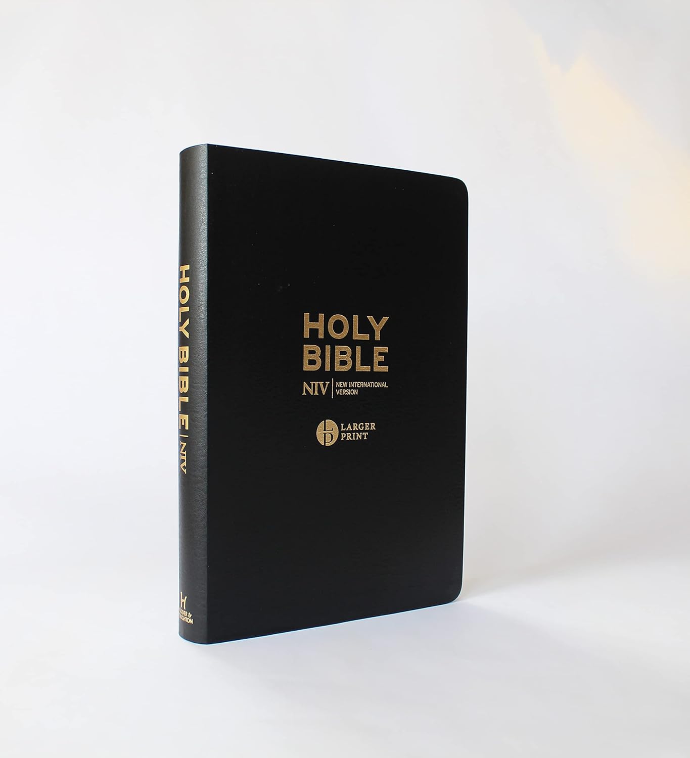 NIV Larger Print Black Leather Bible