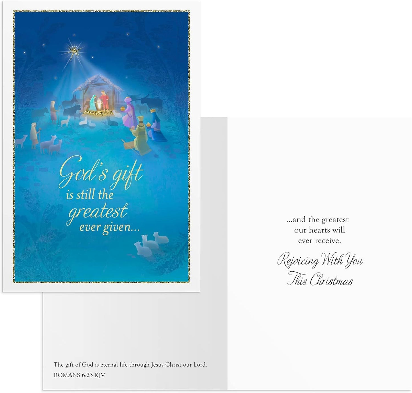 48 Inspirational Christmas Cards & Envelopes Value Pack