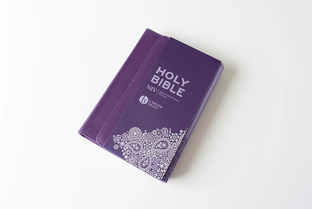 NIV Larger Print Personal Purple Soft-Tone Bible