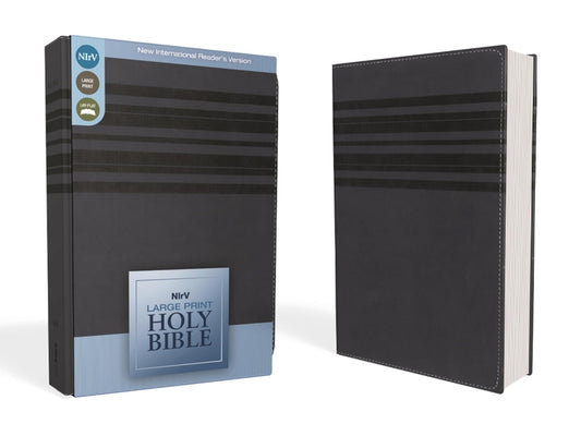 NIrV, Holy Bible, Large Print, Leathersoft, Blue Imitation Leather