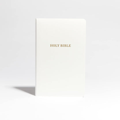 KJV Holy Bible: Gift and Award, White Leather-Look, Red Letter, Comfort Print: King James Version