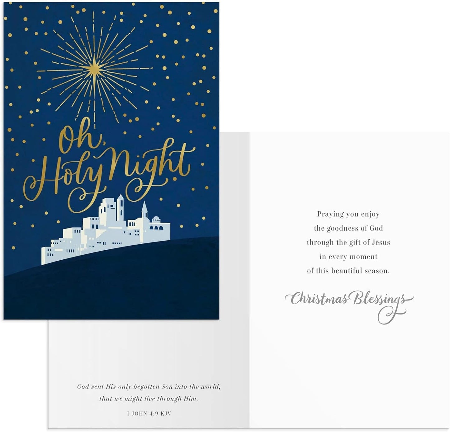 48 Inspirational Christmas Cards & Envelopes Value Pack