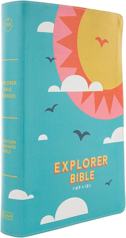 CSB Explorer Bible for Kids, Hello Sunshine Leathertouch