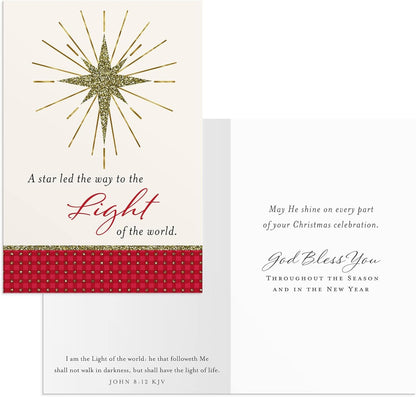 48 Inspirational Christmas Cards & Envelopes Value Pack