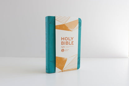 NIV Larger Print Personal Teal Soft-Tone Bible: Gift edition