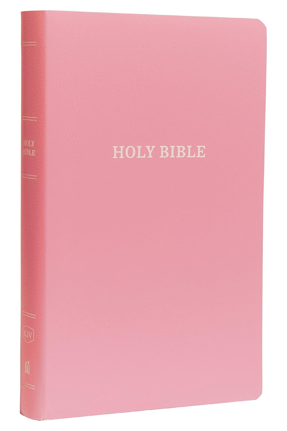 KJV Holy Bible: Gift and Award, Pink Leather-Look, Red Letter, Comfort Print