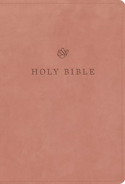 ESV Large Print Compact Bible (TruTone, Blush Rose)