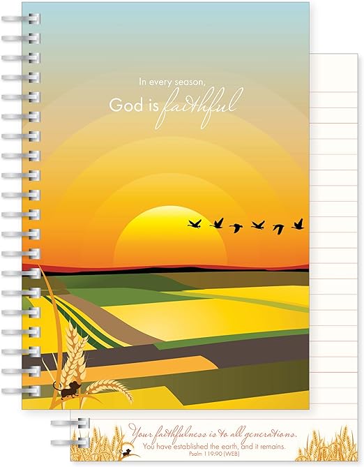 God is Faithful A5 Christian Notebook