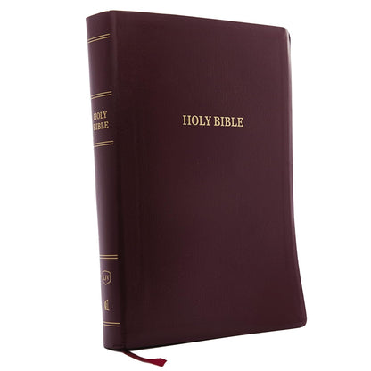 KJV Reference Bible, Burgundy, Super Giant Print