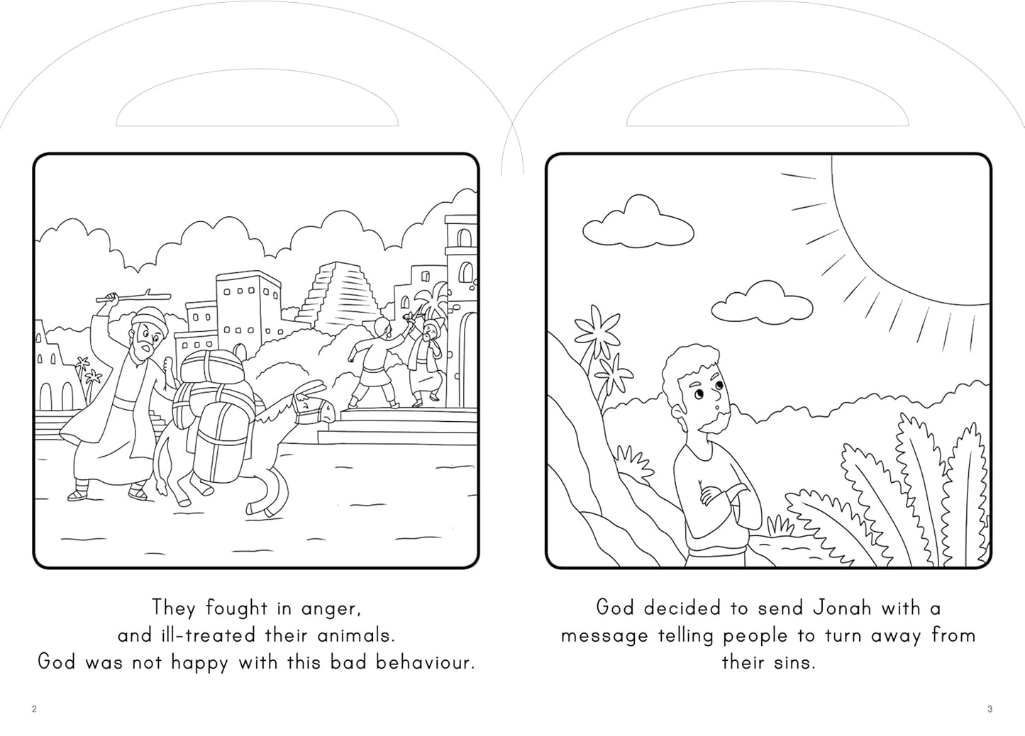 Colour with the Bible: Jonah and the Big Fish