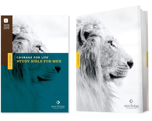 NLT Courage for Life Study Bible for Men, Filament-Enabled Edition (Hardcover)