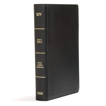 KJV Large Print Personal Size Reference Bible, Black Leathertouch