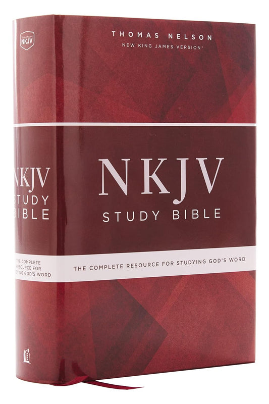 NKJV Study Bible, Hardcover, Comfort Print: The Complete Resource for Studying God’s Word Hardcover