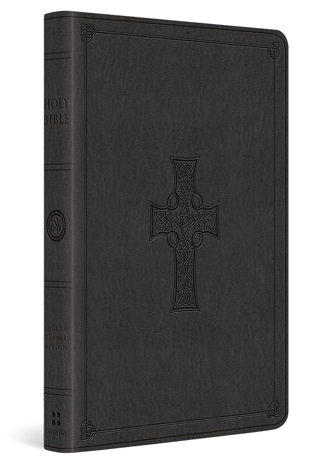 ESV Value Thinline Bible (TruTone, Charcoal, Celtic Cross Design)