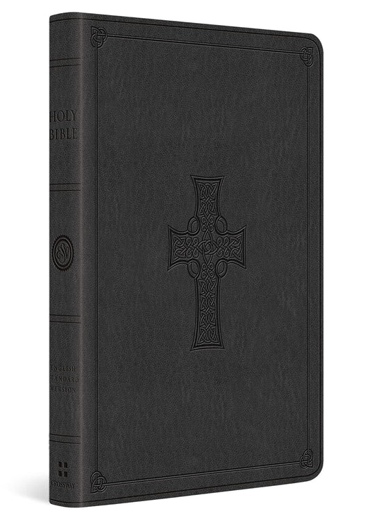 ESV Value Thinline Bible (TruTone, Charcoal, Celtic Cross Design)