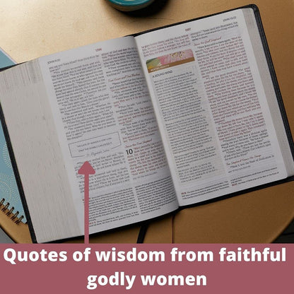 The NKJV, Woman's Study Bible, Hardcover, Red Letter, Full-Color