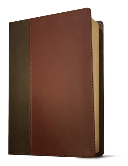 KJV Personal Size Giant Print Bible, Filament Edition, Brown: KJV, Brown/Mahogany, Leatherlike, Filament Enabled, Personal Size, Giant Print Imitation Leather – Large Print