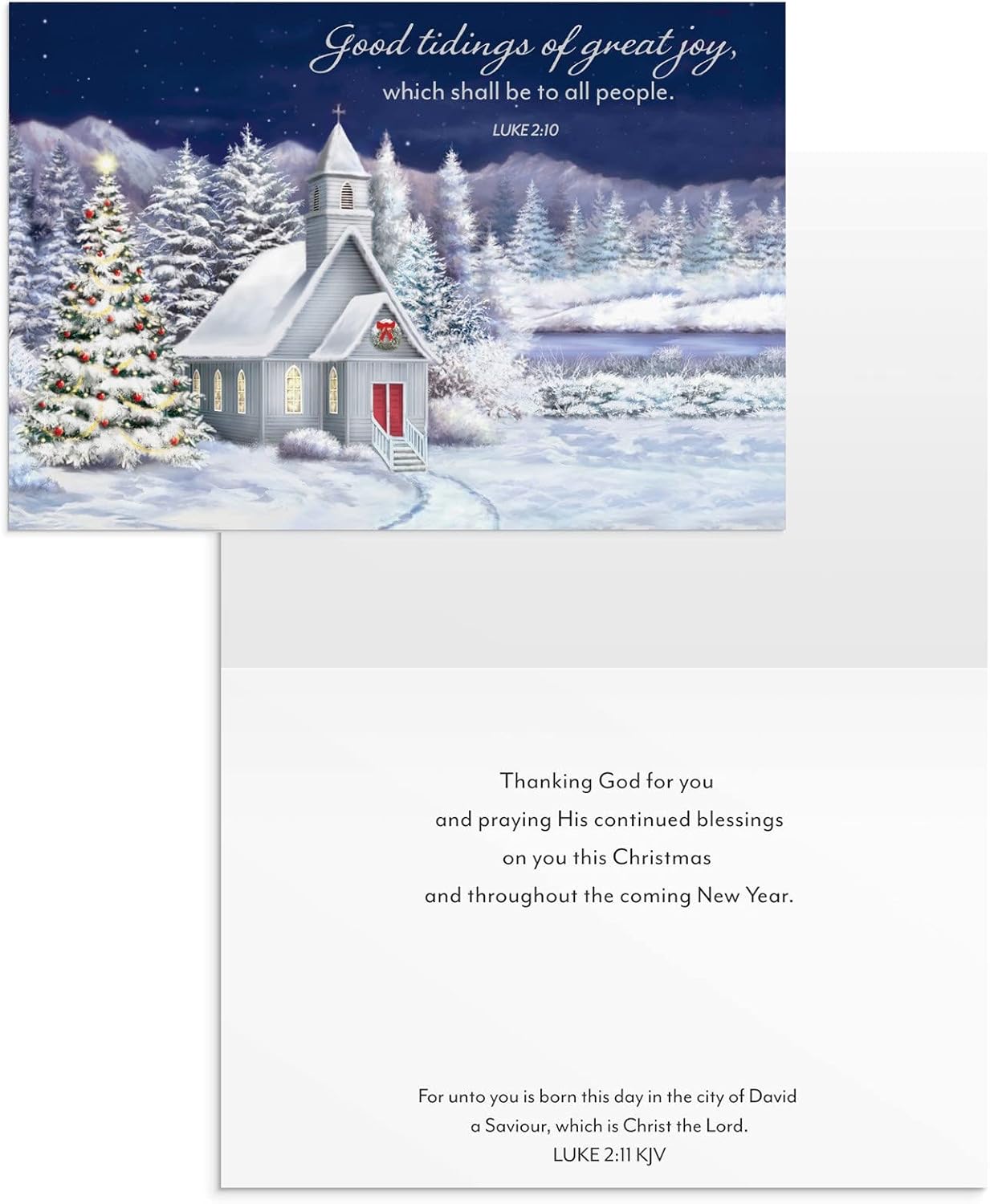 48 Inspirational Christmas Cards & Envelopes Value Pack