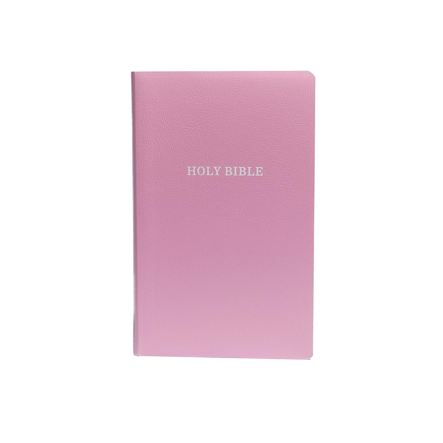 KJV Holy Bible: Gift and Award, Pink Leather-Look, Red Letter, Comfort Print