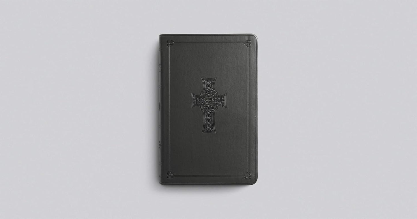 ESV Value Thinline Bible (TruTone, Charcoal, Celtic Cross Design)