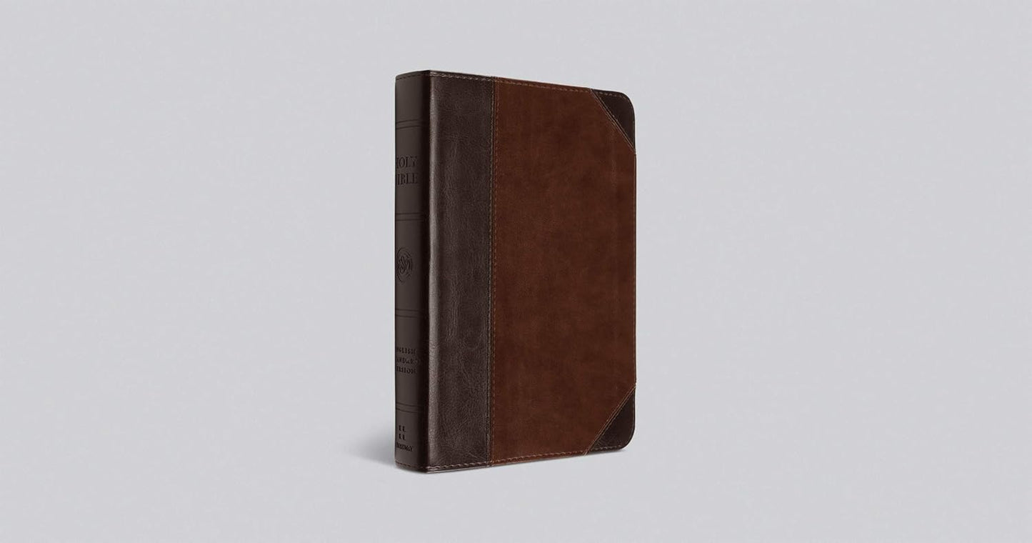 ESV Personal Reference Bible (TruTone, Brown/Walnut, Portfolio Design)