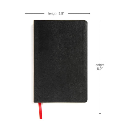 KJV Large Print Personal Size Reference Bible, Black Leathertouch